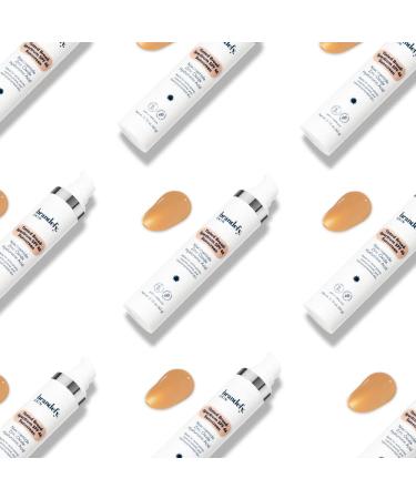 Brandefy Tinted SPF 46 Face Sunscreen | Mineral-Based Sheer Broad Spectrum Sunscreen for Sensitive and Acne-Prone Skin | Clear Zinc Oxide | 2.2 oz Pump - Buy Online on GoSupps.com