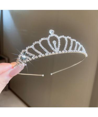 Shop Wiwpar Crystal Rhinestone Headband | Elegant Silver Headpiece for Women & Girls - Perfect for Weddings & Birthdays - Buy Online on GoSupps.com