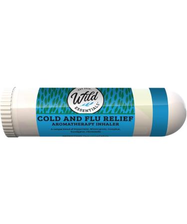 Wild Essentials Cold and Flu Relief Aromatherapy Nasal Inhalers - 3 Pack | 100% Natural Essential Oils for Cold Symptom Relief - Buy Online on GoSupps.com