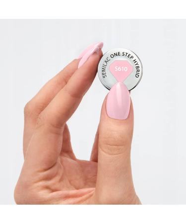 Buy Semilac One Step 3in1 UV Nail Polish S610 Barely Pink 7ml - Best International Shipping eCommerce - Buy Online on GoSupps.com