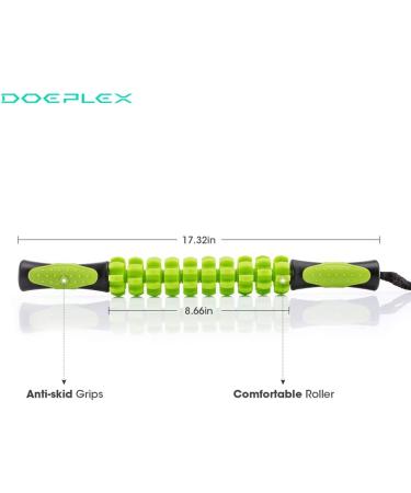 Doeplex Muscle Roller Massage Stick for Athletes -17.5 inch - Buy Online on GoSupps.com