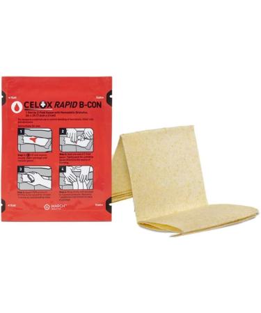 Buy MARCH Emergency Bandage & CELOX Rapid B-Con Z-Fold Gauze | Hemostatic Granules for Fast Hemorrhage Control - International Shipping Available - Buy Online on GoSupps.com
