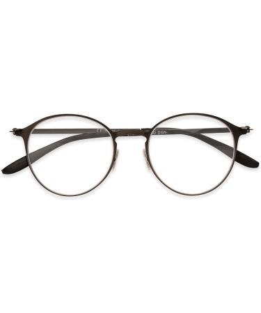 Foster Grant Hayden Superflat Reading Glasses - Unisex Gunmetal 50mm | Stylish & Comfortable International Shipping - Buy Online on GoSupps.com