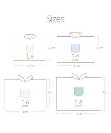 Molis & Co. Zinnia Hooded Beach Towel & Batheponcho for Kids (3-4 Years) - Oeko-Tex 100 Certified Light & Compact Bathrobe - Buy Online on GoSupps.com