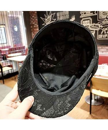 Danse Jupe Women's Black Newsboy Cap for Fall/Winter - Stylish and Functional Artist Hat - Buy Online on GoSupps.com