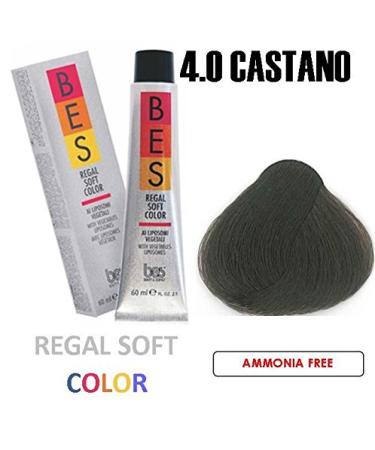 BES REGAL SOFT HAIR COLOR 2.1 OZ/60 ML 4.0 BROWN