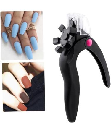 Acrylic Nail Clipper U Shaped Nail Edge Trimmers False Nail Tip Scissors Black - Buy Online on GoSupps.com