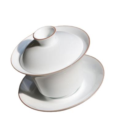 Alipis 1 Set Household Ceramics Coffee Drinking Tea Kung Saucer Office Retro Chinese Kitchen Style Home