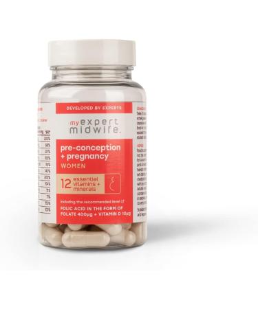 Expertly Formulated Vegan Prenatal Vitamins for Pre-Conception & Pregnancy - 60 Capsules - Buy Online on GoSupps.com