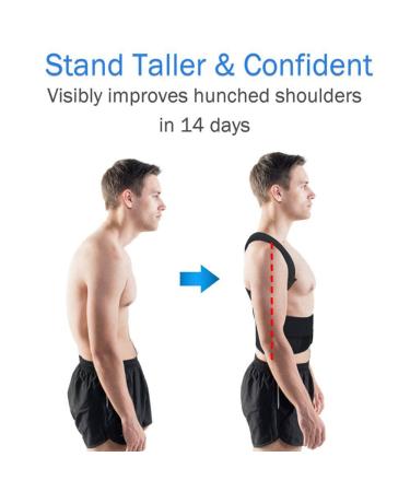 Posture Corrector for Men & Women | Lumbar Support Back Brace | Breathable Back Straightener for Pain Relief & Improved Posture - Buy Online on GoSupps.com