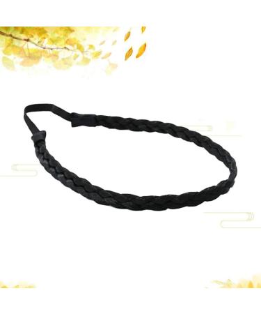 Beaupretty Women's Fashion Headbands Braided Headband Classic Chunky Wide Braids Elastic Plaited Hairpiece Decorative Hair Band Hair Accessory for Women (Black) Womens Fashion Headbands - Buy Online on GoSupps.com