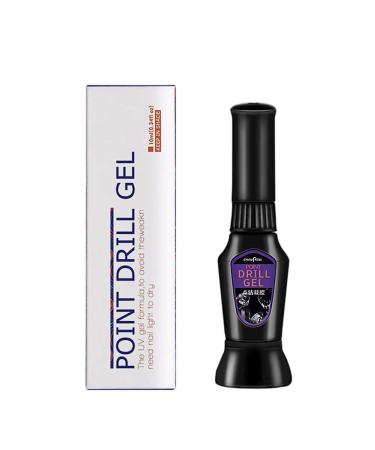 Hotiary Nail Rhinestone Glue Piont Drill Gel Glue Foil Sticker Adhesive Art Super Sticky Polish Uv Acrylic with Brush on for Nails Dip (1)