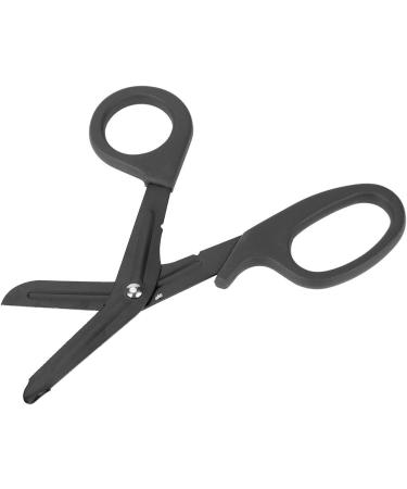 JECTSE Military Emergency Rescue Scissors | Stainless Steel EMT First Aid Trauma Scissors for Flat Cutting & Versatile Use | Durable Black Design  - Buy Online on GoSupps.com