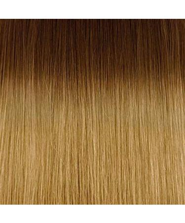 Buy Global Extend 45cm Ombr Human Hair Weft #06/15 - 110g Hazelnut Brown & Chai Blonde | International Shipping Available - Buy Online on GoSupps.com