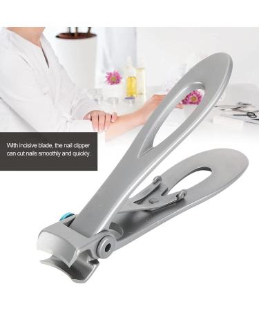 Durable Toe Clipper Nail Clipper Clean and Beautiful for Home Salon Shop Manicure Store Beauty Salon (Silver) - Buy Online on GoSupps.com