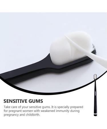 Gleavi 4-Piece Black Silk Maternity Toothbrush Set - Soft Bristles for Pregnant Moms - Gentle Travel & Care - Buy Online on GoSupps.com