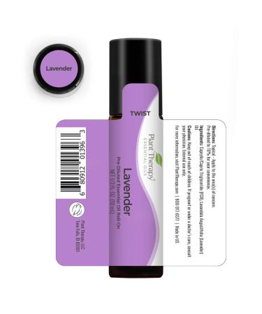 Plant Therapy Lavender Essential Oil Roll-On 10 mL - 100% Pure, Pre-Diluted, Therapeutic Grade, Natural Aromatherapy - Buy Online on GoSupps.com