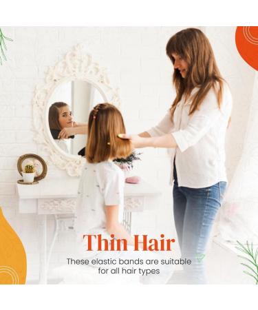 Bellure 3000 Pcs Multi Light Colors Mini Elastic Hair Bands for Women and Girls - Multicolor Hair Ties and Bobbles - Buy Online on GoSupps.com