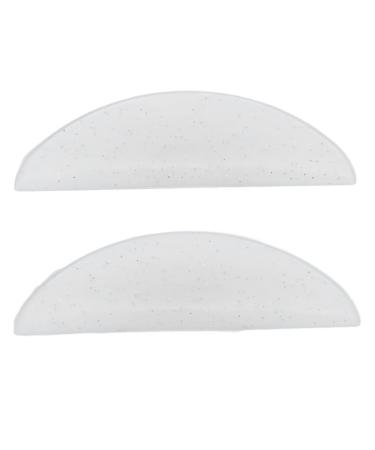 1 Pair Silicone Eyelash Perming Curler Pads Silicone Eyelash Perming Curler Pads Reusable Soft Lash Lift Rods with Storage Box for Home Salon Use (M)