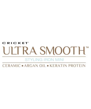 Buy Cricket Ultra Smooth Mini Styling Iron - Ceramic Flat Iron with Argan Oil & Keratin - Fast Heat Hair Straightener | International Shipping Available - Buy Online on GoSupps.com