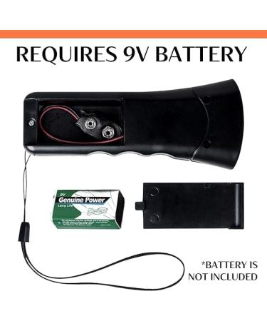 Ultrasonic Anti Barking Control Device Bark Control Training Pet Trainer Handheld Dog Multi-Functions Silent Commands with LED Flashlight and Strap for Pet Indoors and Outdoors - Buy Online on GoSupps.com