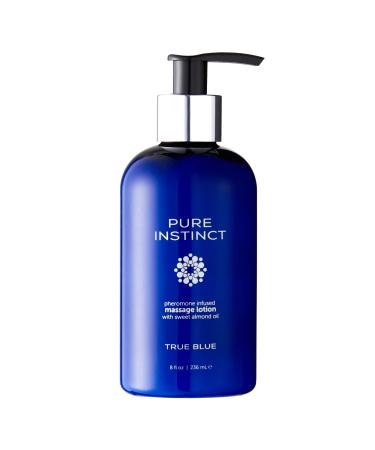 Pure Instinct Pheromone Massage Lotion True Blue 8oz