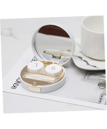Homsfou 3 STK Rabbit Contact Lens Case Holder - Travel Set with Marbling Design | International Shipping Available - Buy Online on GoSupps.com