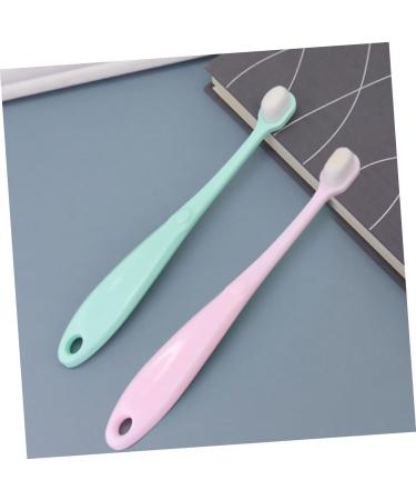 HomsfoU 2-in-1 Toddler Toothbrush - Infant Tooth Cleaner & Baby Care Brush for Newborns | Perfect Baby Shower Gift - Buy Online on GoSupps.com