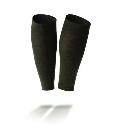 Dr. Comfort 15-20 mmHg Unisex Calf Sleeve-CHARCOAL-X-Large/Extra Roomy