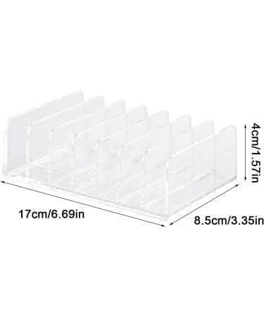 Aibyks Eyeshadow Palette - 7 Compartment Cosmetic Storage Holder - Eyeshadow Holder Cosmetic Storage for Bathroom Countertop Commo - Buy Online on GoSupps.com