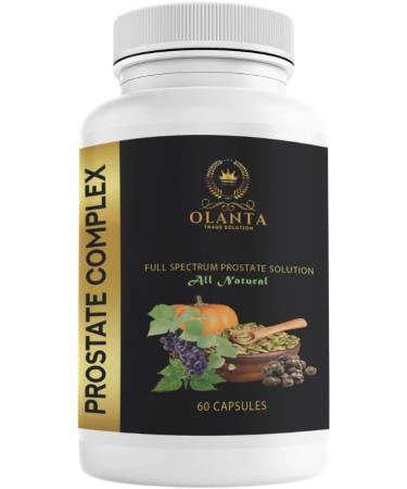 PROSTATE COMPLEX FOR MEN - Prostate wellness Prostate care Lycopene for prostate Vitamin B6 for prostate saw palmetto supplement stinging nettle root Herbal prostate support - 1 Bottle - Buy Online on GoSupps.com