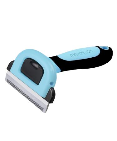 MAIKEHIGH Pet Deshedding Grooming Tool Fur Shedding Rake Epilation Comb Trimmer Brush Remove Grooming Brush for Dog Cat M Blue - Buy Online on GoSupps.com