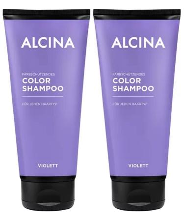 Alcina van 2 Color Shampoo Violet 200 ml 200 ml 2er Pack