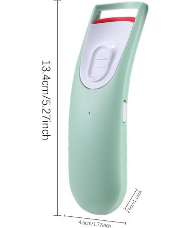 Heated Eyelash Curler - Electric Eyelash Curlers - Battery Powered Heated Lash Curler with Flexible Silicone Pad - Portable Heated Eyelash Curler - Fast Heating Up Naturally Lash Curler for Girls Green - Buy Online on GoSupps.com