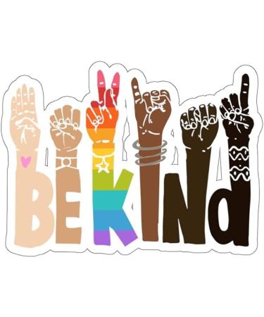 Be Kind Vinyl Sticker | 4 Wide | Auto Car Truck Wall Laptop Decal - Buy Online on GoSupps.com