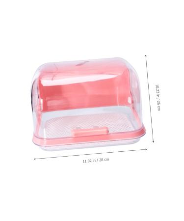 Buy Toyvian Transparent Organizer Box for Kids | Best Storage Solution with Lid | Safe & Stylish Baby Bottle & Food Tent Organizer in Pink - Buy Online on GoSupps.com
