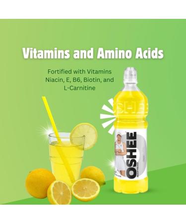 LEMON isotonic Drink 750ml (Pack of 6) - Addition of vitamins and L-carnitine Sugar Free Hydration Vitamin Drinks - Buy Online on GoSupps.com