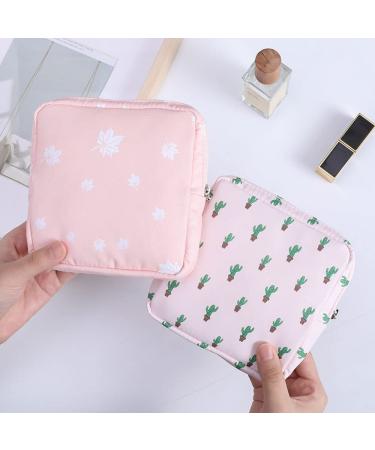ZBORH 2 Pcs Sanitary Napkin Storage Bag Menstrual Pad & Cup Pouch for Women (Color 1) - Buy Online on GoSupps.com