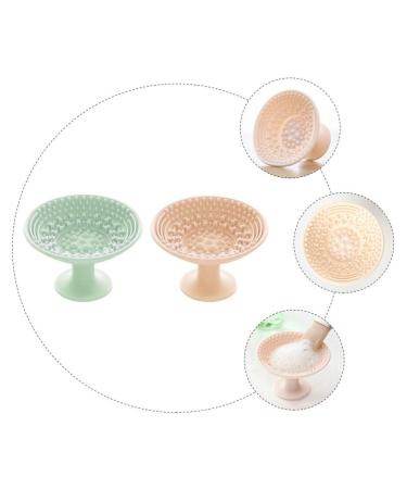 Beaupretty 2Pcs Silicone Makeup Brush Mat - Portable Cosmetic Brush Pad for Easy Cleaning | International Shipping Available - Buy Online on GoSupps.com