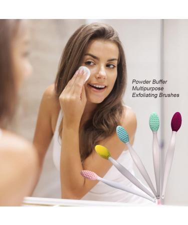 dijiusidy Lip Brush Woman Accessories Silicone Powder Buffer Comedo Remover Facial Clean Removing Tools Easily Grip Exfoliating Brushes Green - Buy Online on GoSupps.com