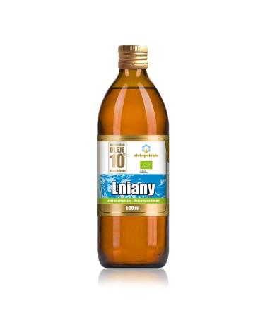 ORGANIC COLD PRESSED LINSEED OIL 500 ml - ZLOTO POLSKIE