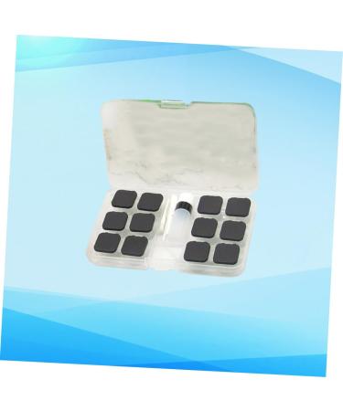 JECOMPRIS Black Contact Lens Case with Tweezers Portable Mussel Shell Design Perfect for Travel | 15.8x9.5cm Lens Care Container - Buy Online on GoSupps.com
