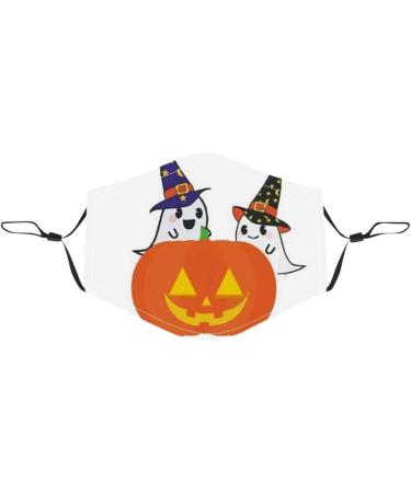 ZLUU 5PCS Halloween Adults Protective Face Mask Personalized Patterns Face Cover Safe Skin Friendly Face Sheild Washable Reusable Adult Halloween Cartoon Digital Printing Outdoor Dust-Proof Protective Mask - Buy Online on GoSupps.com