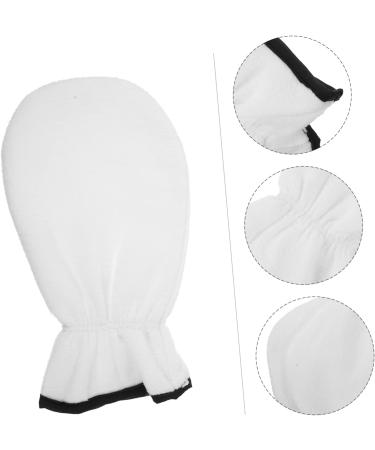 Housoutil 1 Pair Wax Essential Oil Gloves Moisturizing Hand Gloves Hand Care Skin Care Gloves Heat Preservation Mitten Thickened Gloves Take a Bath Polyester Hand Mask Work White - Buy Online on GoSupps.com