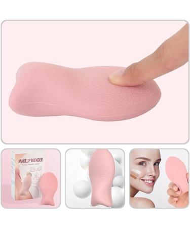 Makeup Sponge Silicone Puff Cute Fish Shaped Premium Cosmetic Puff Face Powder Applicator Beauty Tool for Blending Liquid Foundations Creams Nail Pink - Buy Online on GoSupps.com