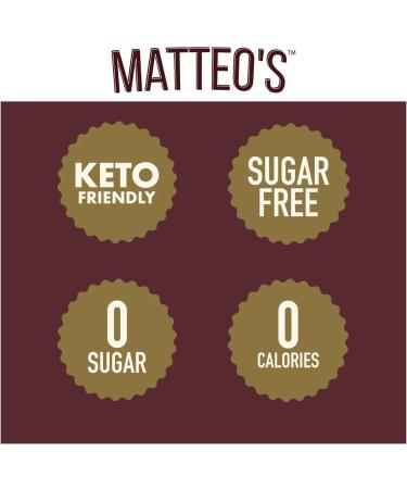 Matteo's Barista Style Sugar Free Coffee Syrup - Zero Calories Keto-Friendly Coffee Syrups & Sugar Free Coffee Flavoring Syrup Salted Chocolate Caramel Delicious Coffee Syrup - Buy Online on GoSupps.com