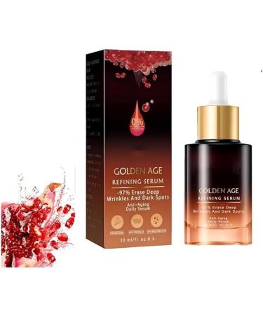 1/2/3Pcs Young Golden Refining Serum Hydrating Glowing Facial Serum for Senior Age Women Advanced Collagens AntiAgeing Serum Firms Skin for All Skin Types 30ml/1fl.oz (1Count (Pack of 1))