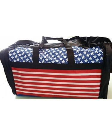 American Flag Taekwondo Sparring Gear Bag | Martial Arts Equipment Tae Kwon Do Karate MMA | 13x27x14 Big Bag - Buy Online on GoSupps.com