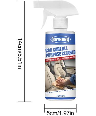 Multi - Purpose Foam Cleaner All-Purpose Cleaners Super Decontamination and Rust Cleaning Kit Foam Cleaner Cleaning Detergent and Rust Removal Spray for Kitchen Bathroom Car A:60 ml - Buy Online on GoSupps.com