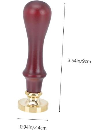 OHPHCALL 2 Pcs Dispensing Plate Tool Powder Stamper Coffee Bean Presser Powder Cosmetic Stamper Wooden Handle 1 count (Pack of 1) Brownx2pcs - Buy Online on GoSupps.com